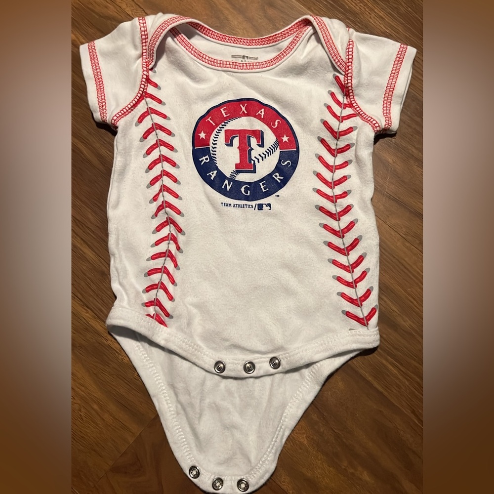 Texas Rangers Baby Onesie